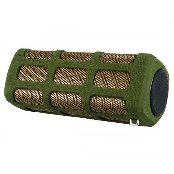 S33 Multi-Function Wireless Portable Bluetooth 2.1 Speaker, 7000 mAh Power Bank (Army Green)